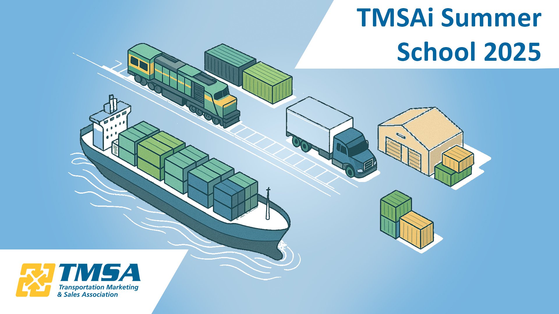 Ship train truck warehouse